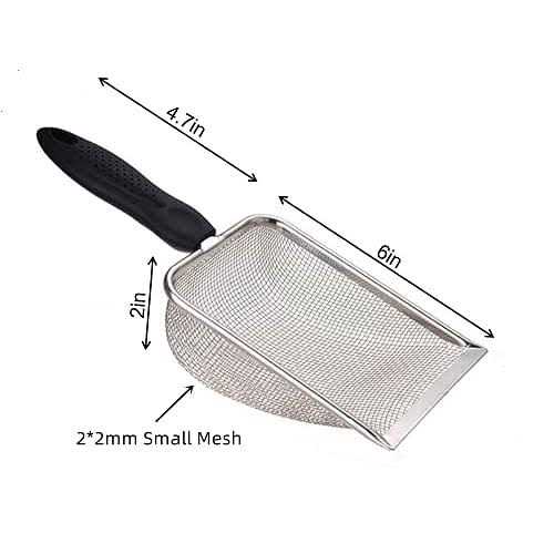 Small Stainless Steel Mesh Cat Litter Scoop R1431