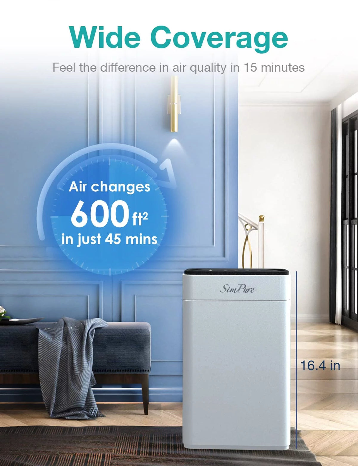 White HEPA Air Purifier Q47106