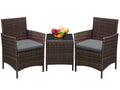 PE Rattan Set of 3 Patio Conversation Set Z66802
