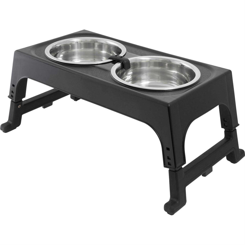Stainless Steel Bowls with Elevated Holder D968590