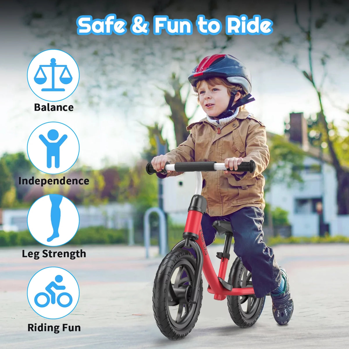 Toddler Balance Bike with Adjustable Seat Height V265