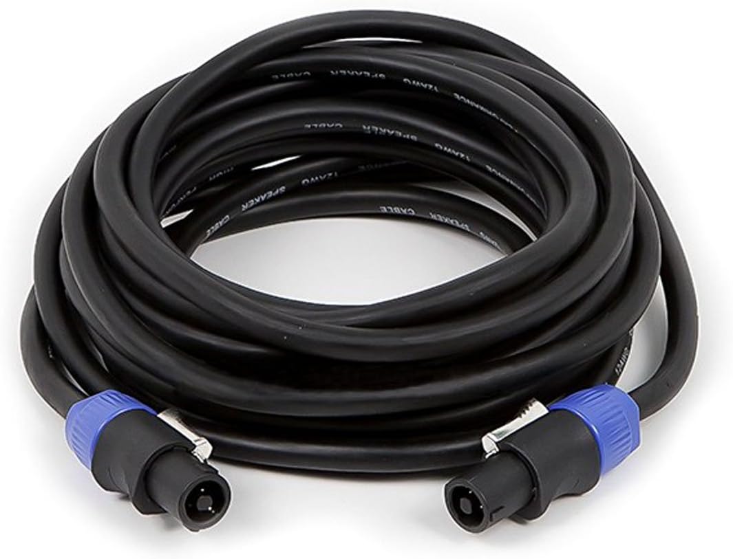 25ft 12AWG 2-conductor Speakon Type NL4FC Female to Speakon Type NL4FC Female Cable N6284