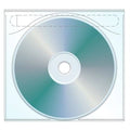 1000 CD Plastic Sleeve Tamper Evident Adhesive Back T337355