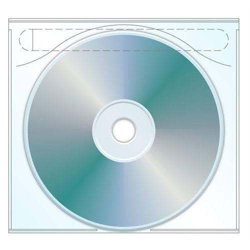 1000 CD Plastic Sleeve Tamper Evident Adhesive Back T337355