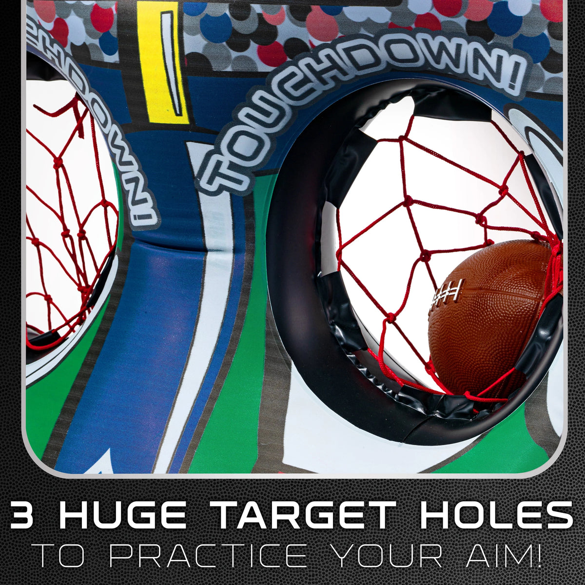XL Inflatable Football Target Toss Game O308081