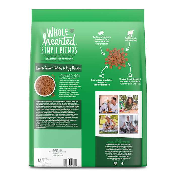 Lamb Sweet Potato & Egg Recipe Dry Dog Food E570143
