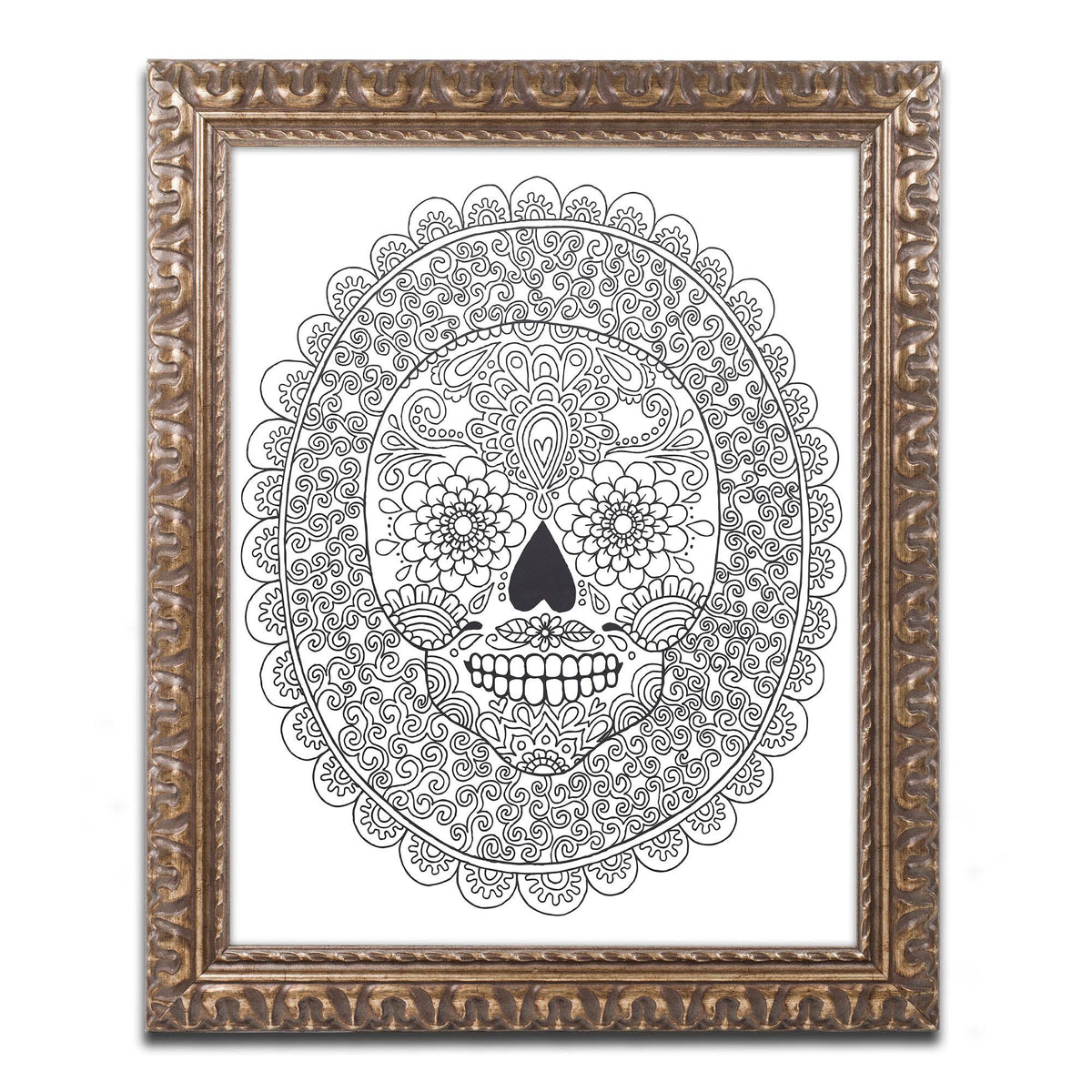 Gold Ornate Frame 11x14-Inch Art S240217