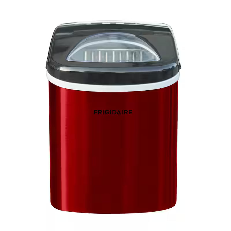 Portable Counter Top Ice Maker in Red Stainless Q444
