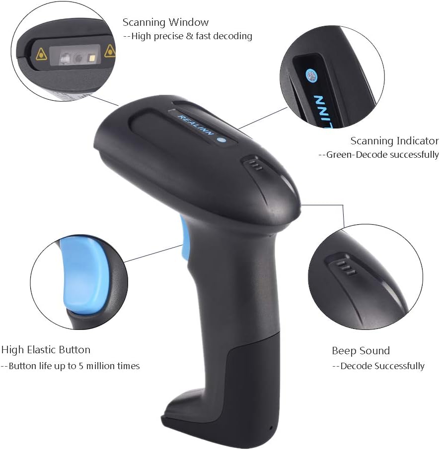 Handheld 2D Barcode Scanner Pack of 2 M69262