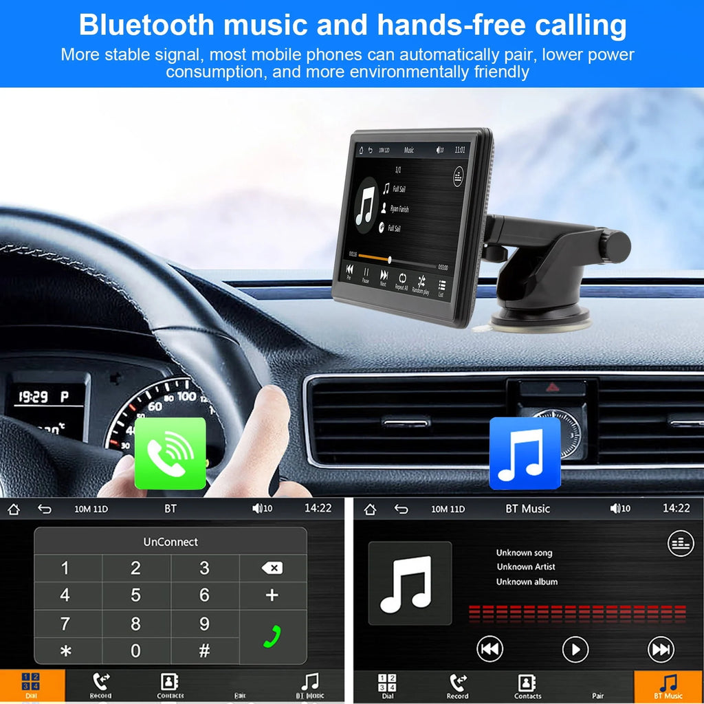 7 Inch Portable Wireless Car MP5 Player B625500