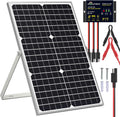 30W 12V Solar Panel Kit with Waterproof Controller and Adjustable Mount Bracket X97202