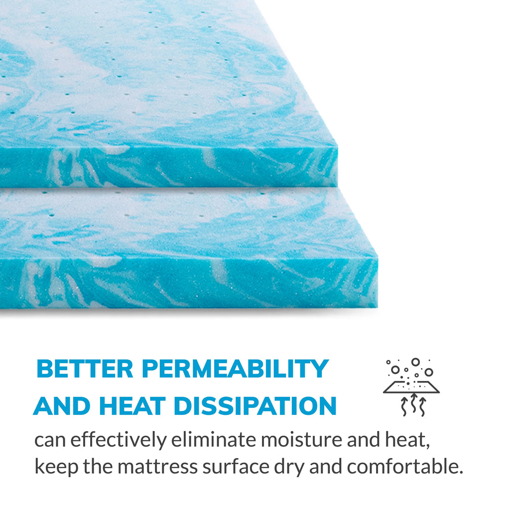 12 inch Gel Memory Foam Mattress, Full Size U96049