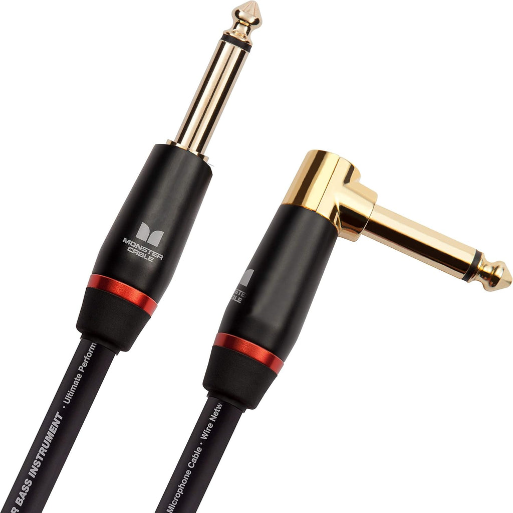 Instrument Cable 12 ft Right Angle to Straight T7106