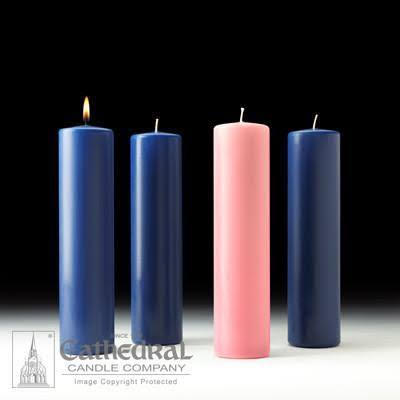 Advent Candles Stearine Pillar R702059