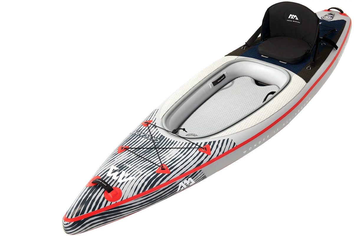 Inflatable Kayak with Carry Bag, Paddle, Fin, Pump & Safety Harness J74355