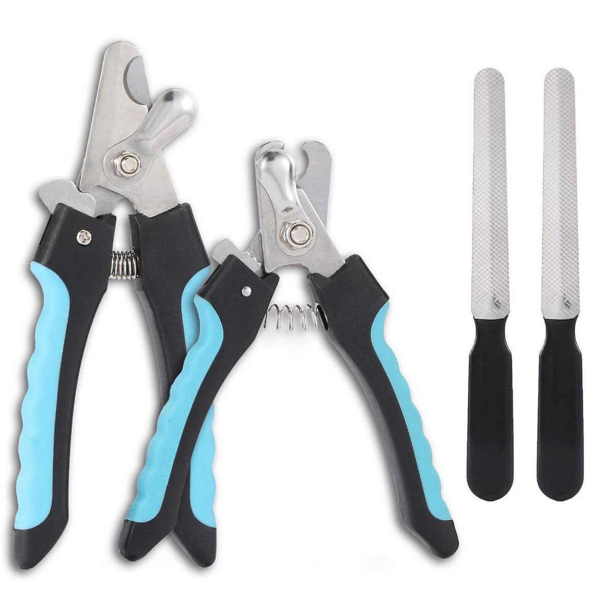 2 Pack Pet Nail Trimmer Clipper Set with 2 Nail Files Y73814