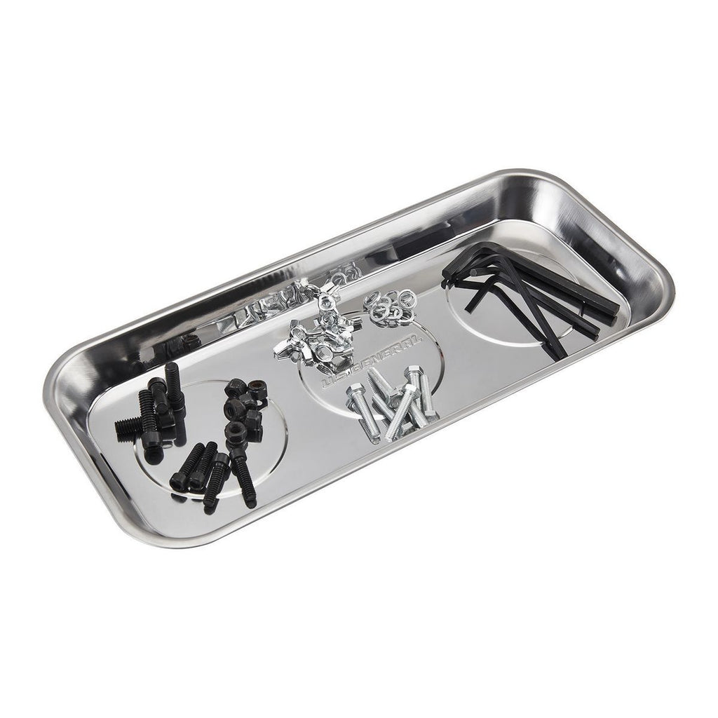 14-1/8 in. x 6-1/4 in. Magnetic Stainless Steel Parts Tray V327