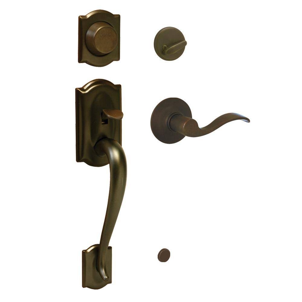 Oil-Rubbed Bronze Right-Hand Dummy Handleset J960