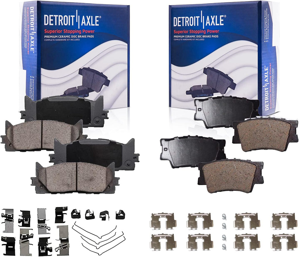 Front & Rear Ceramic Brake Pads 4pc Set N55307