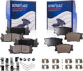 Front & Rear Ceramic Brake Pads 4pc Set N55307