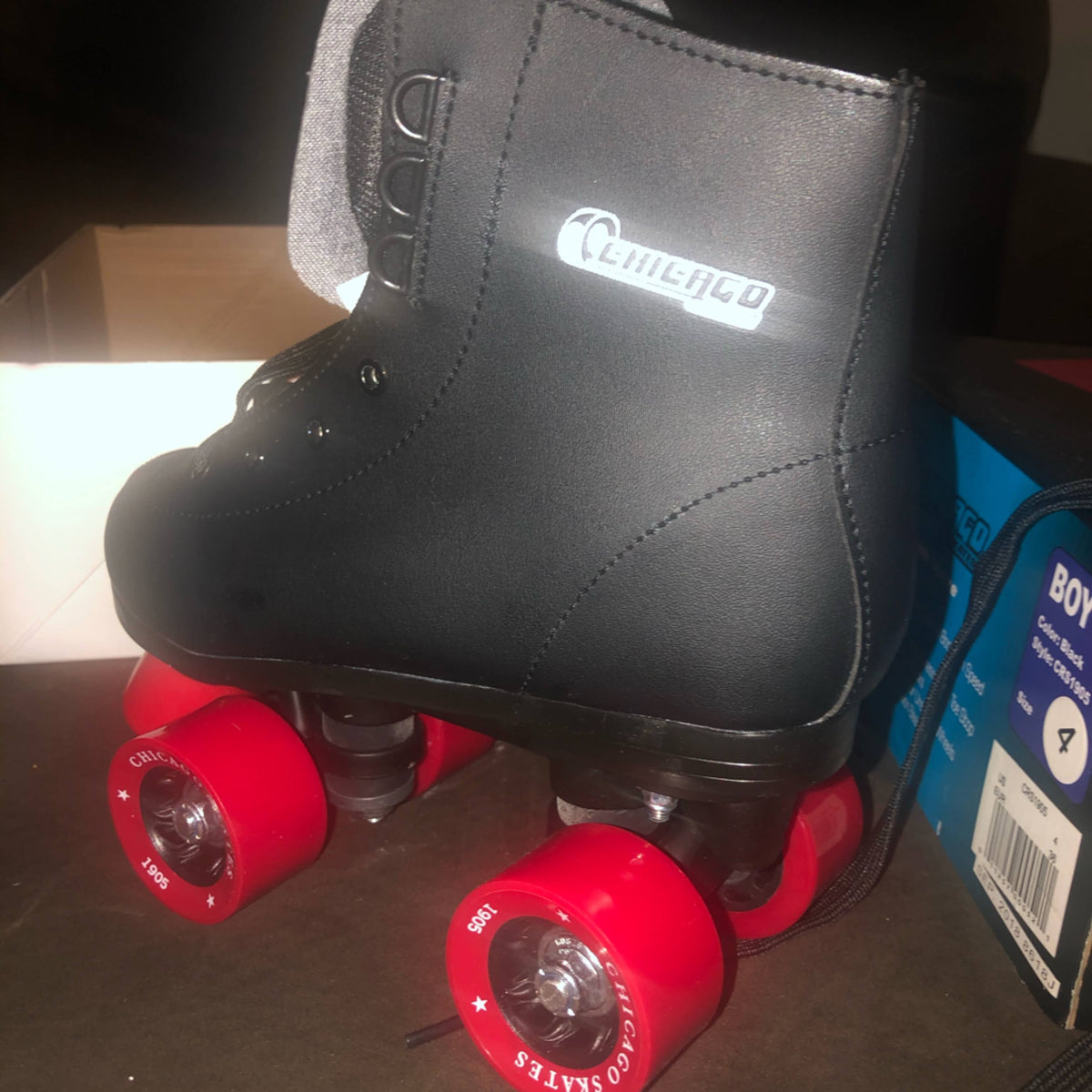 Black Size 4 Skates J173