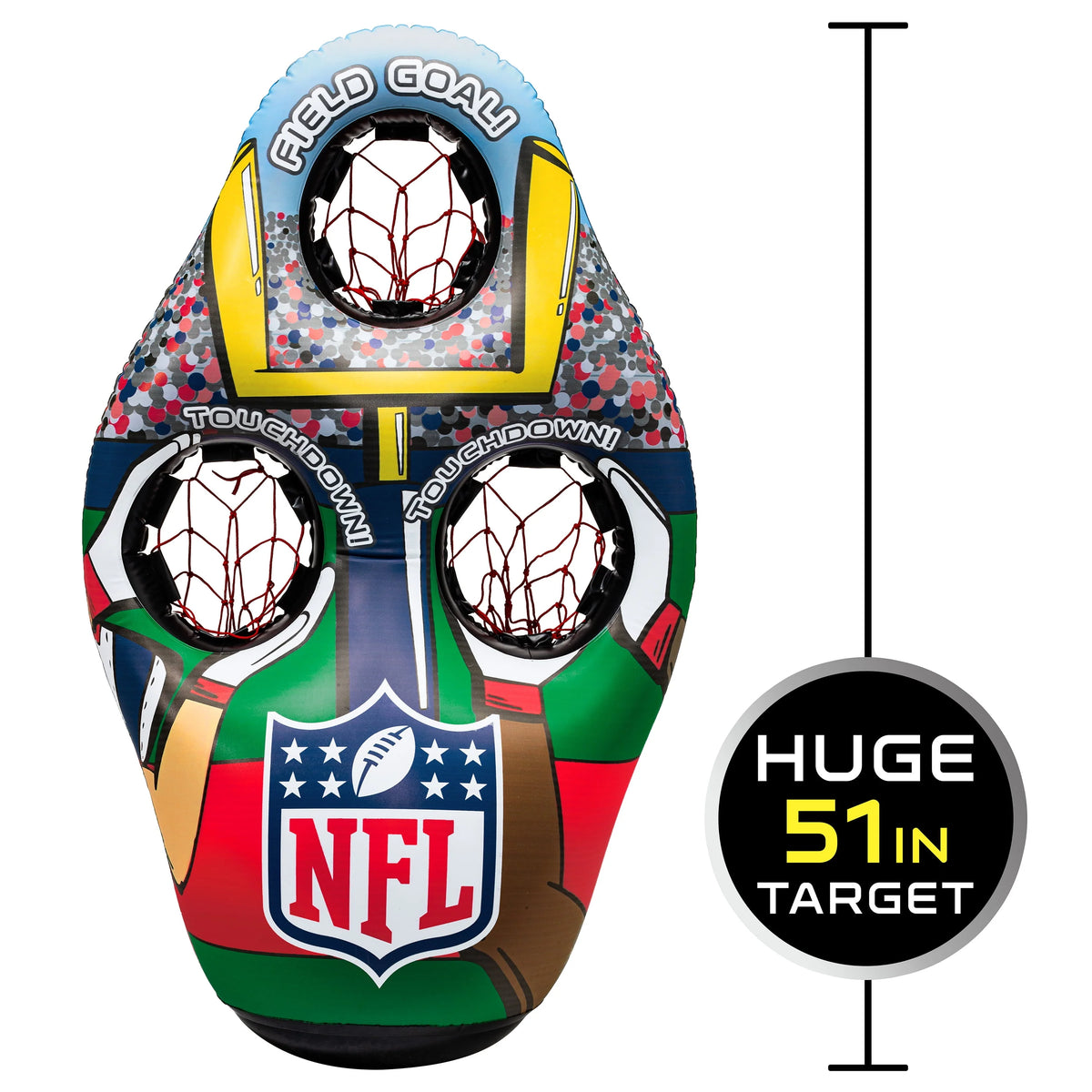 XL Inflatable Football Target Toss Game O308081