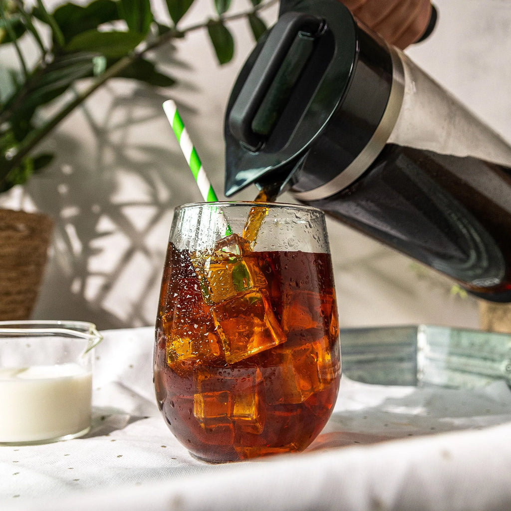 Electric Cold Brew Coffee Maker with Borosilicate Glass Carafe K254