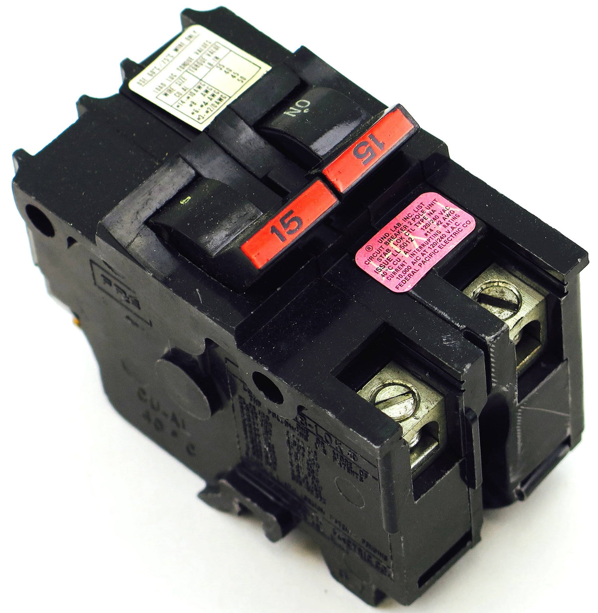 15 Amp 2 Pole Breaker N669