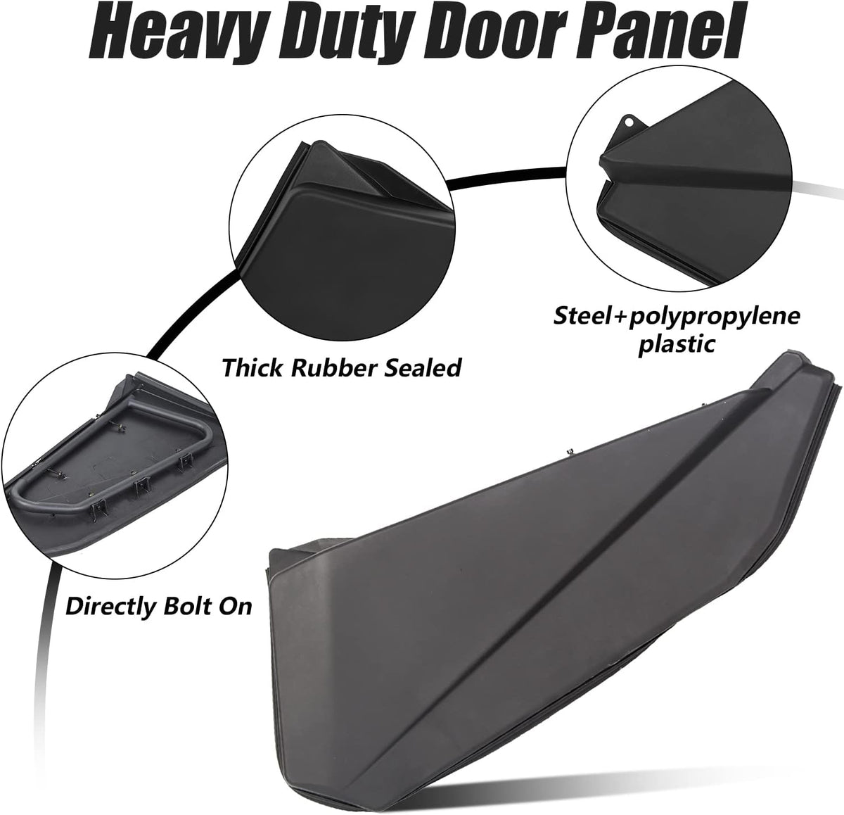 Lower Half Door Panels Insert Kit with Metal Frame A56272