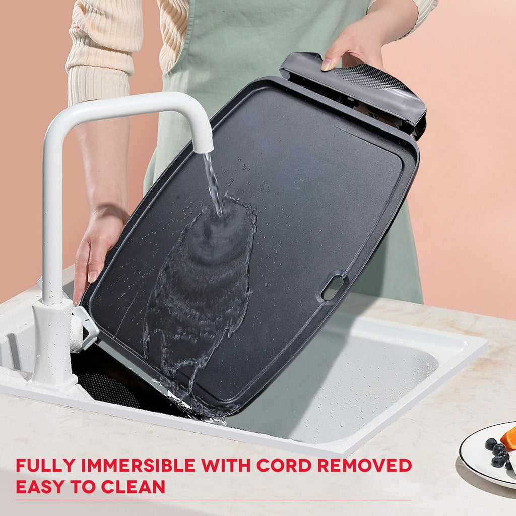 1000 Watt Non-Stick Electric Griddle S598