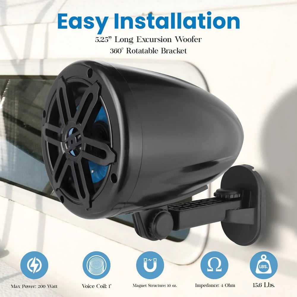 5.25” Waterproof Off-Road Speakers T878423