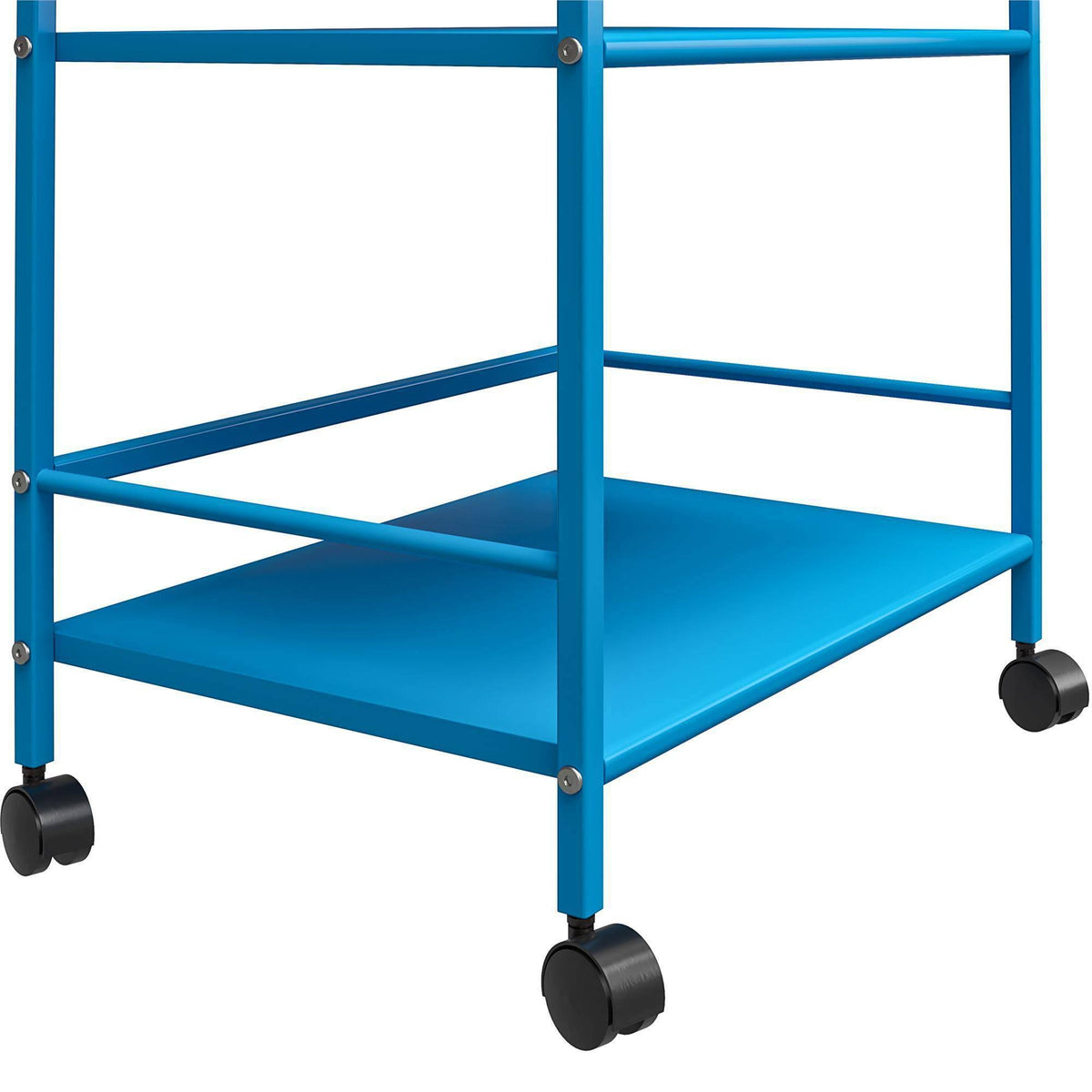 Blue Metal Rolling Cart A2983