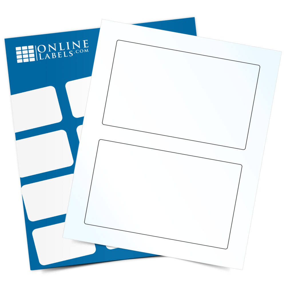 Clear Gloss Laser Labels, 100 Sheets H1995