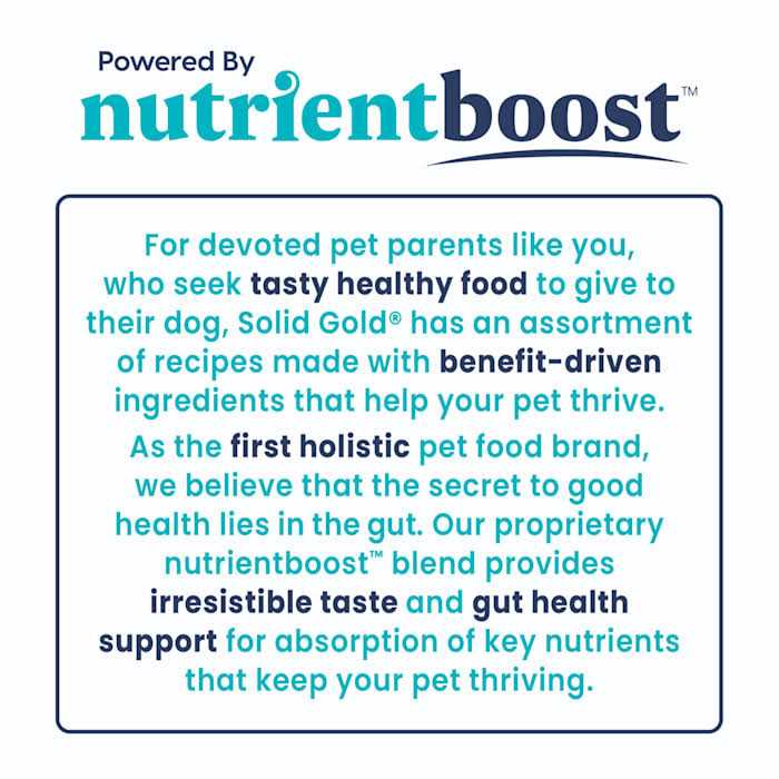 Solid Gold Nutrientboost Bison Dry Dog Food K467044