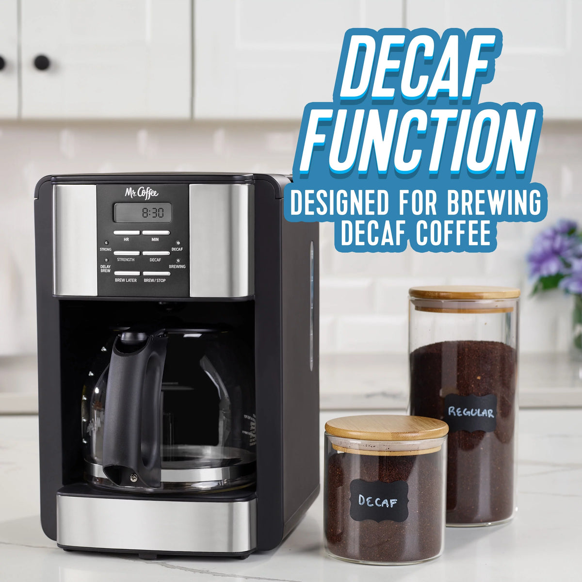 12 Cup Coffee Maker with Decaf Function Q253720