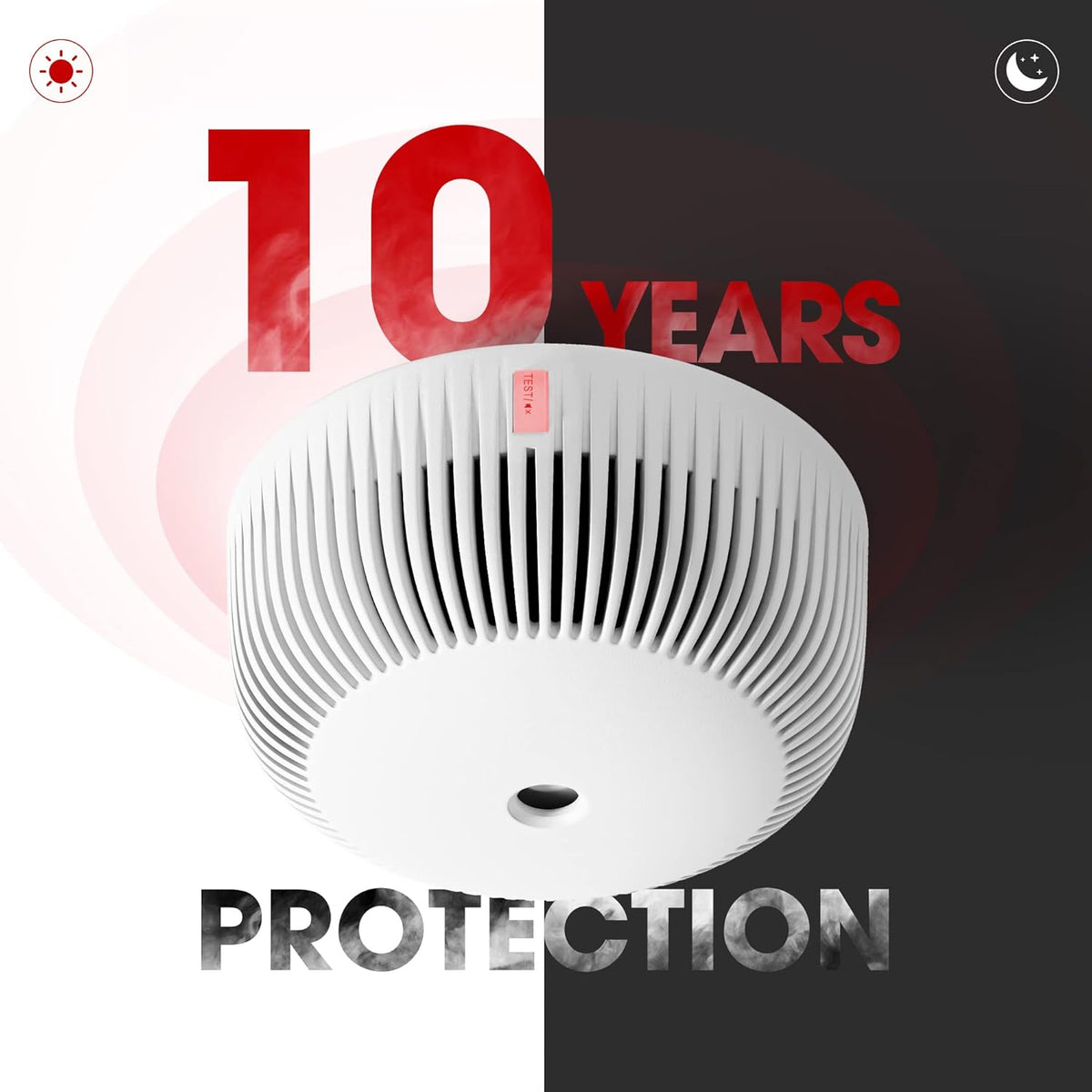 Smoke Detector with 10-Year Battery, Pack of 3 C269