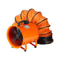 Portable 8 in. Heavy Duty Blower Fan with Duct Hose 195W 1070CFM Z70096
