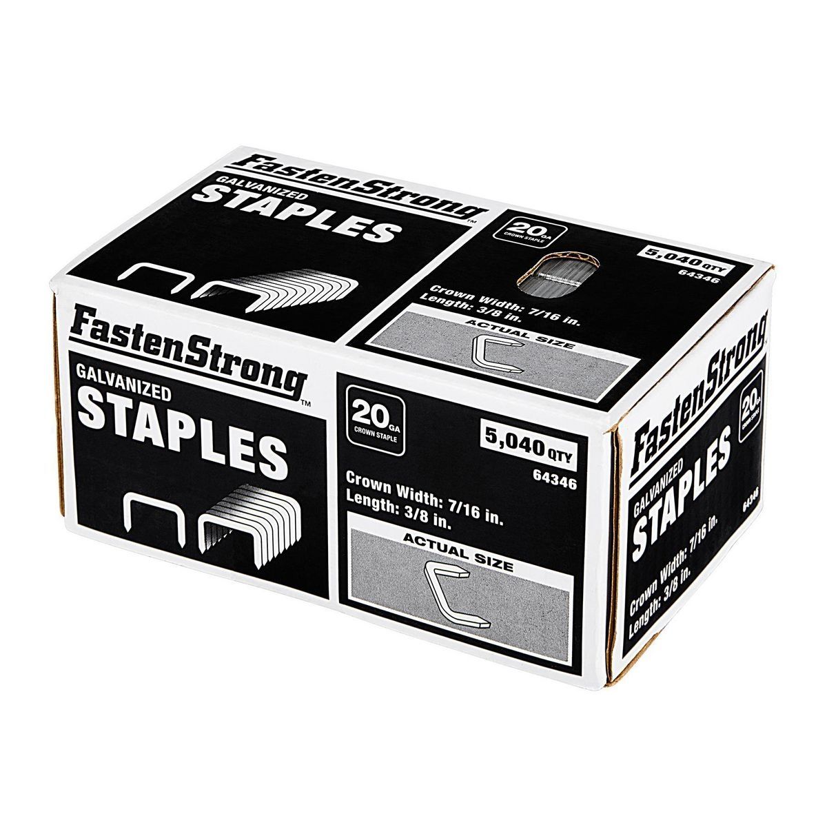 Galvanized Staples 5040 Piece R5520