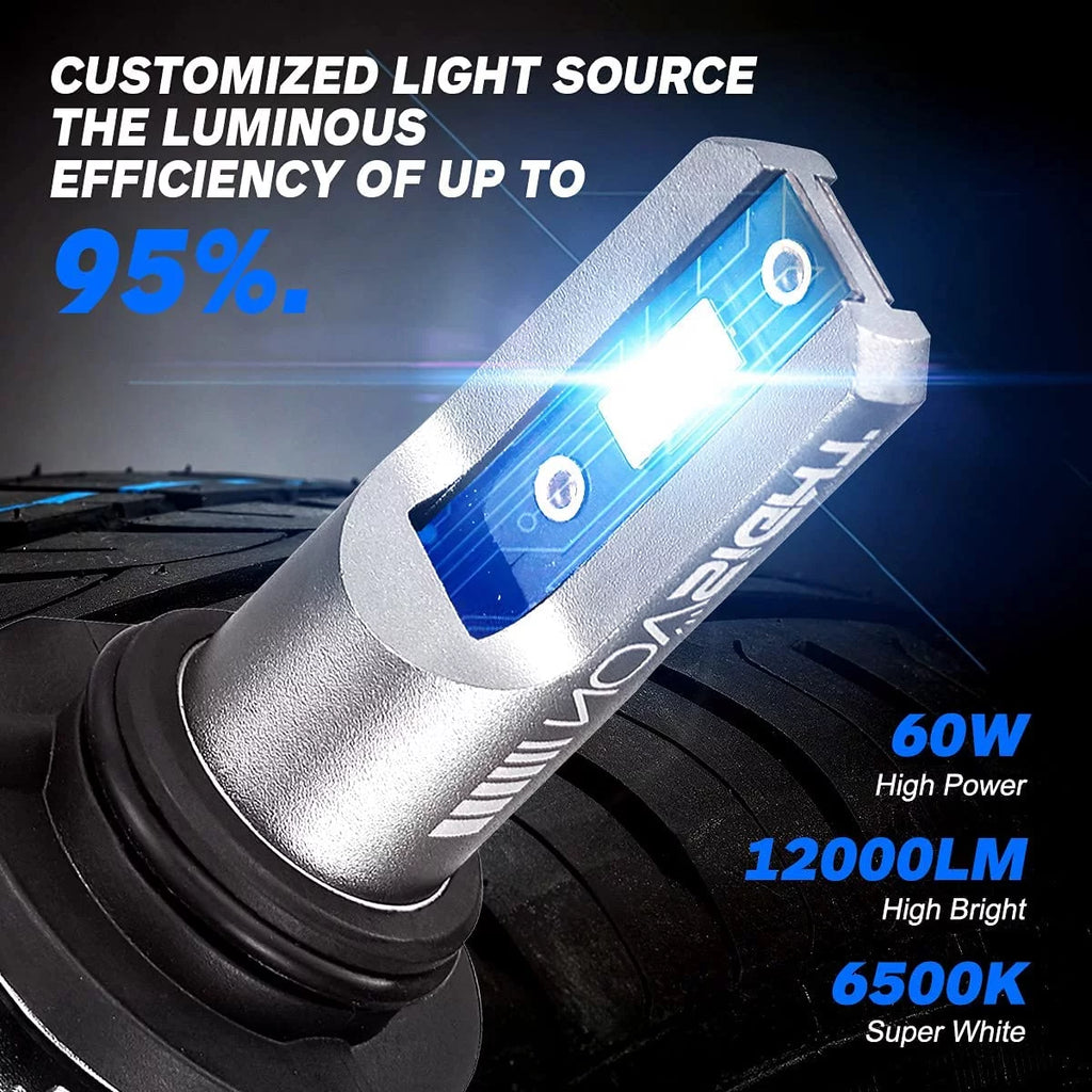 9005 HB3 LED Headlight Bulbs 6500K Cool White Pack of 2 G4757