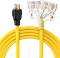25 Feet 30A 125/250 Volt Generator Extension Power Cord R5381