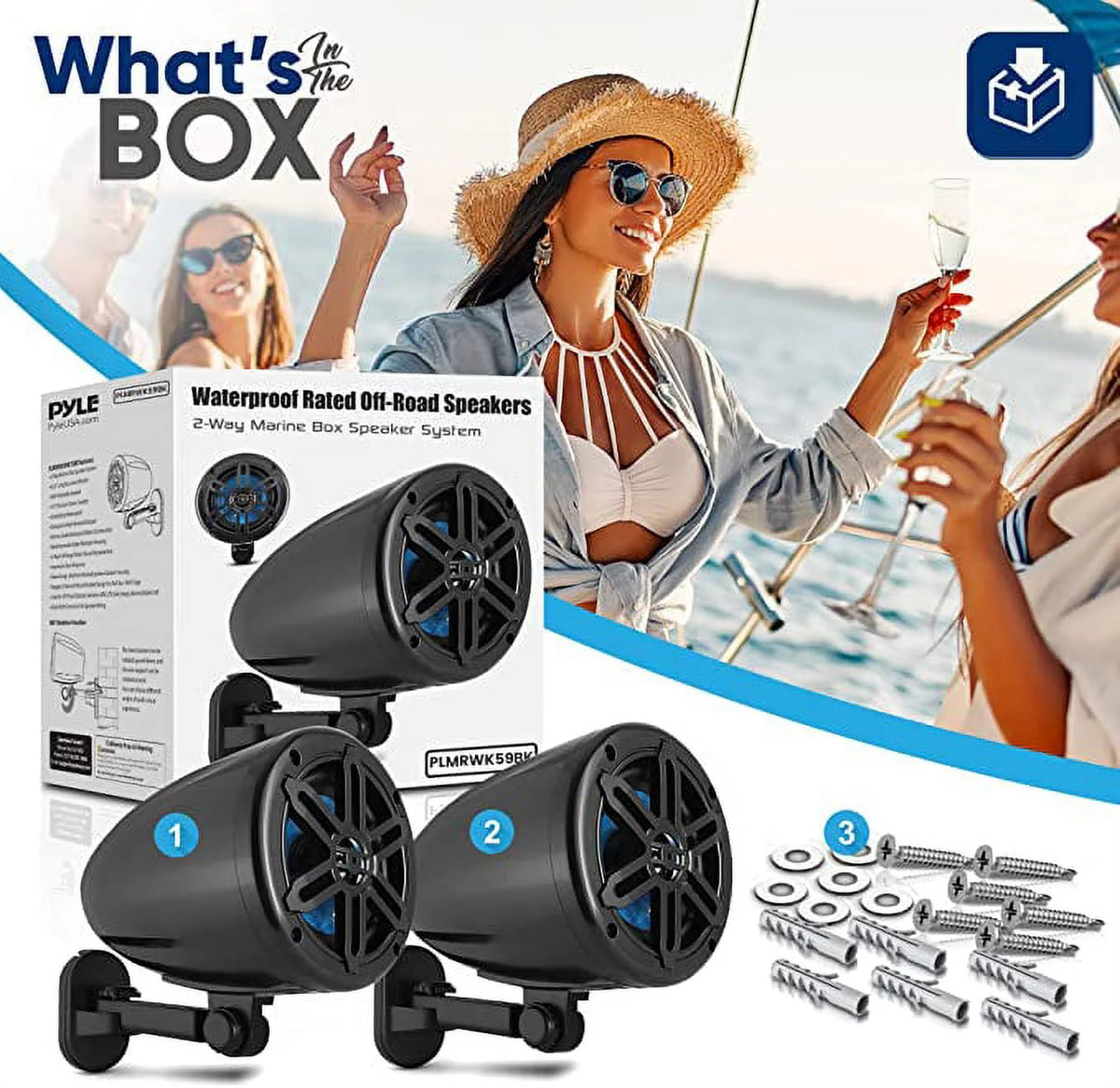 5.25” Waterproof Off-Road Speakers T878423