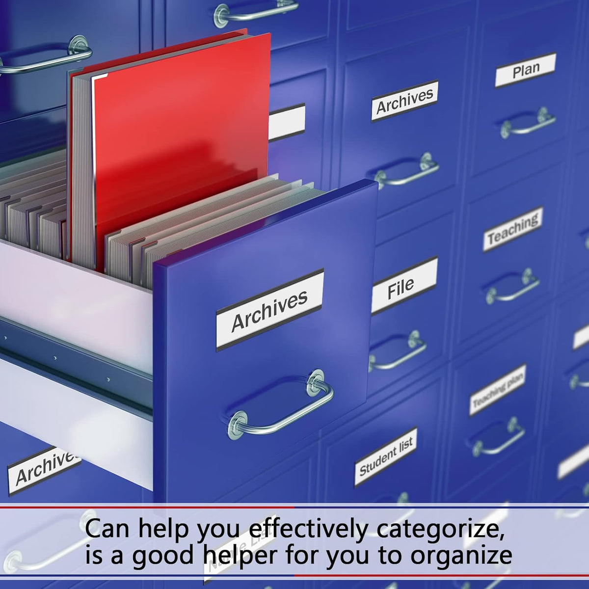 Magnetic Label Holders with Magnets Pack of 2 S8783