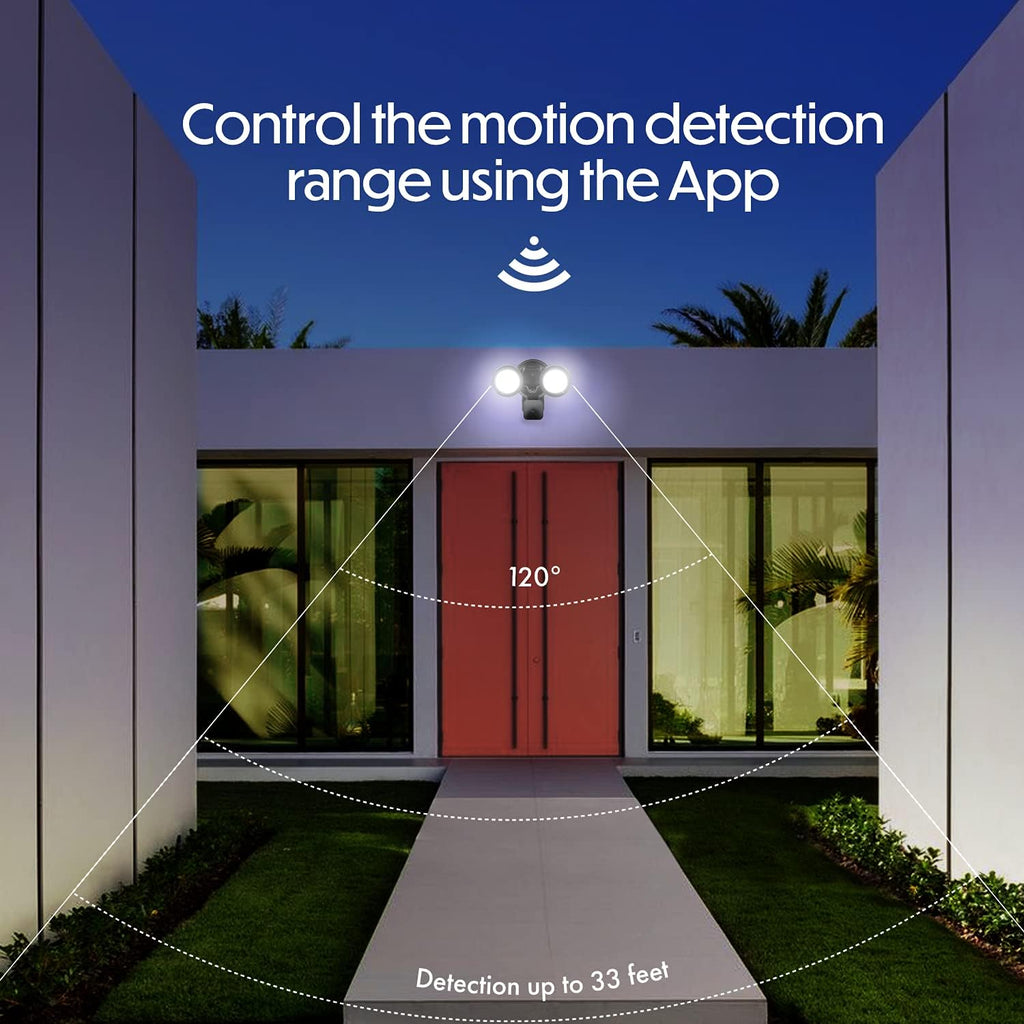 Wired Smart Flood Light Charger and Mount with Motion Sensor and Timer Control O582