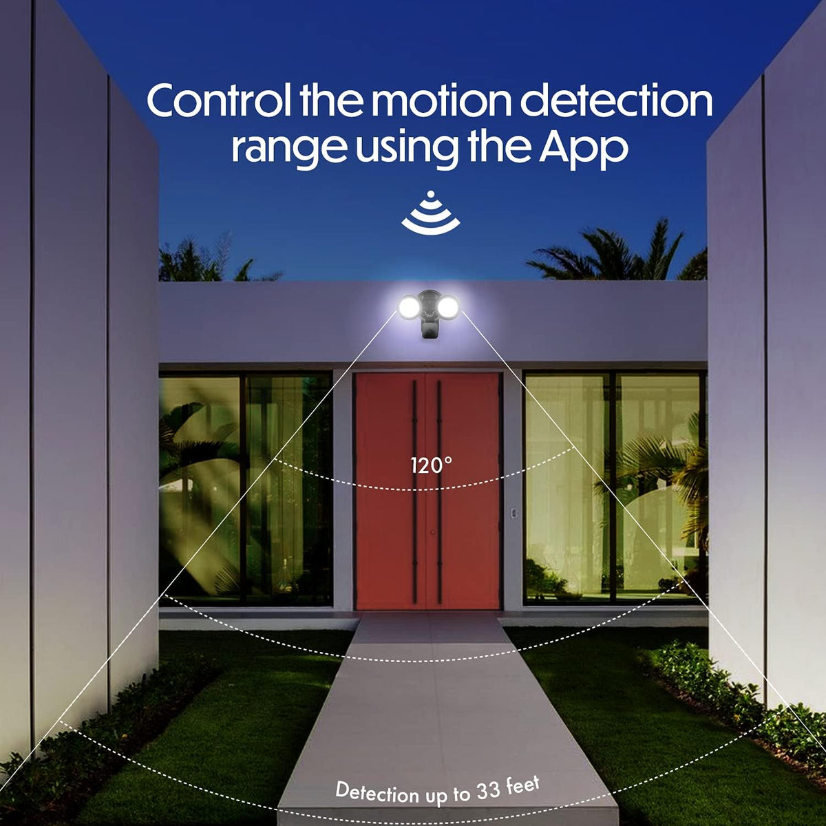 Wired Smart Flood Light Charger and Mount with Motion Sensor and Timer Control O582
