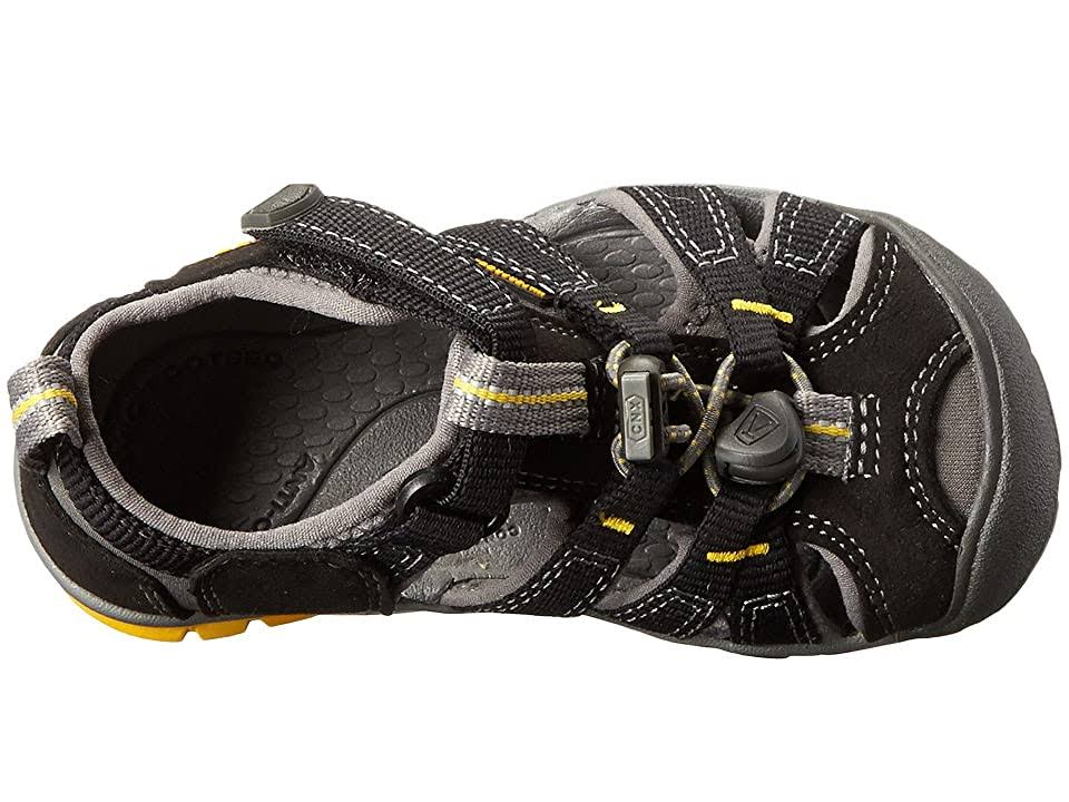 Black Yellow Kids Water Shoes W295