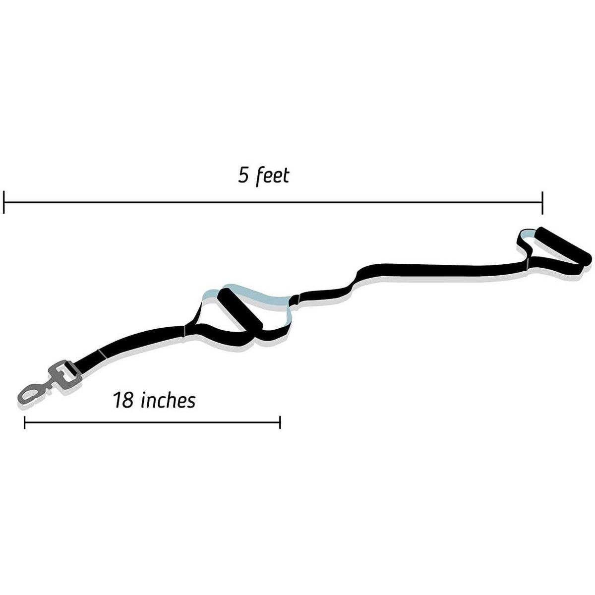 Heavy Duty Dog Leash Double Handle L9190