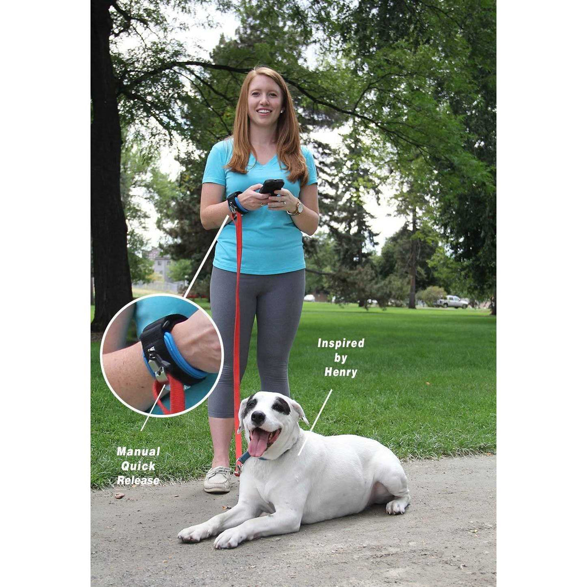 Hands Free Dog Leash Wristband U3588