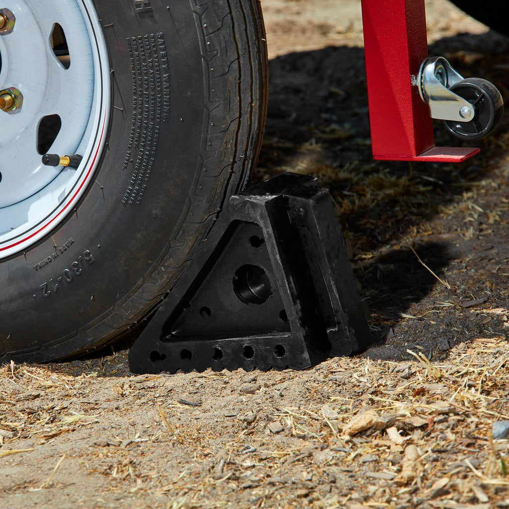 Solid Rubber Wheel Chock F34529
