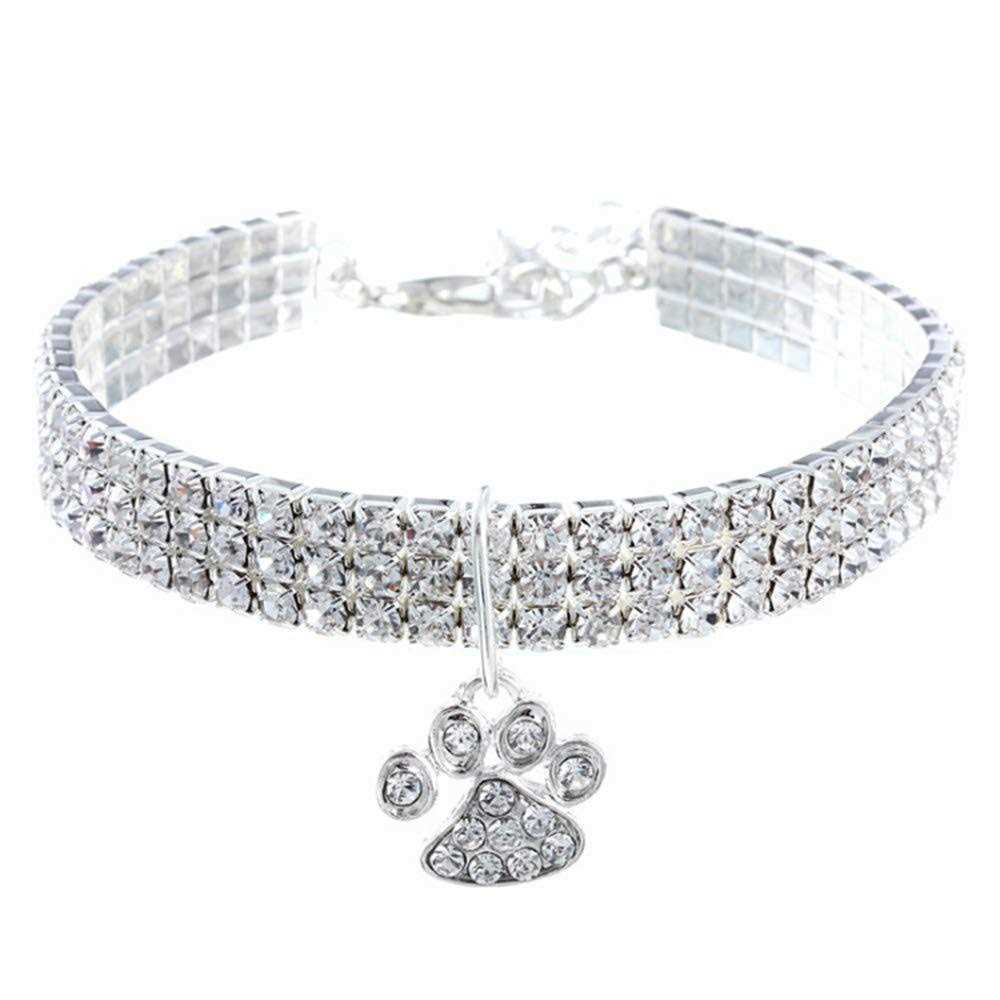 Adjustable Diamond Cat and Dog Collar U868