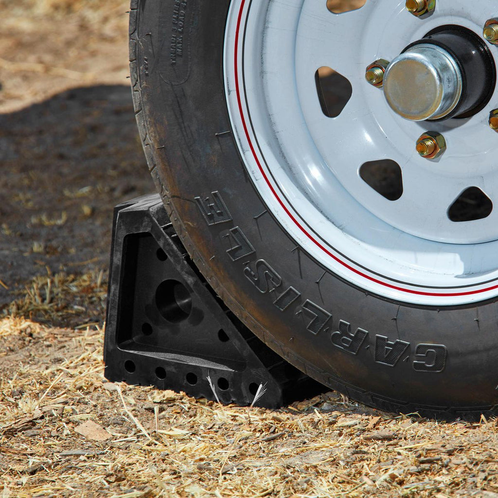 Solid Rubber Wheel Chock F34529